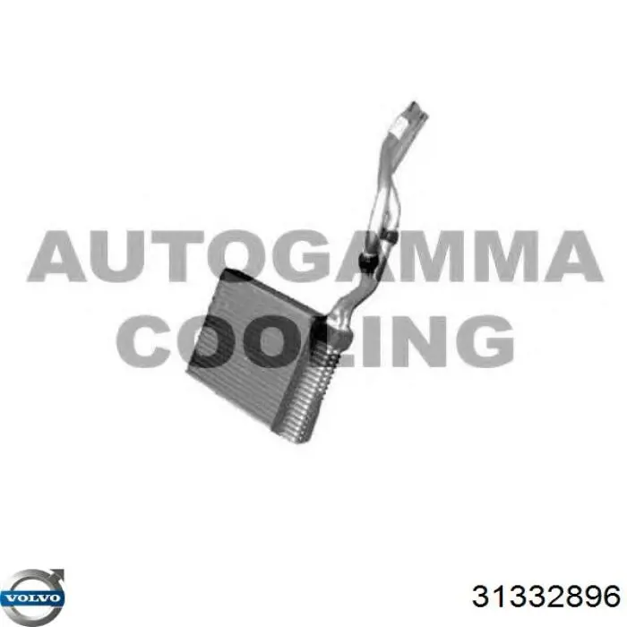 31332896 Volvo Радіатор опалювача салону
