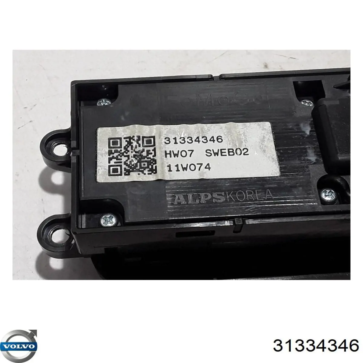 31334346 Volvo Кнопки переднього лівого склопід'ємника