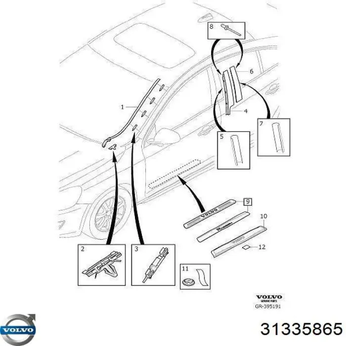  Volvo 31335865 ціна, від 32.02 USD