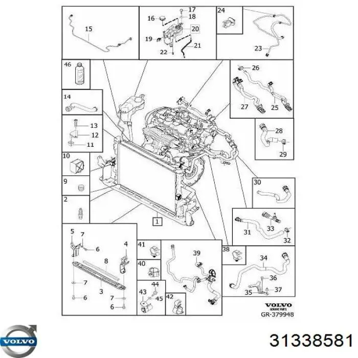 Купити 31338581 Volvo 