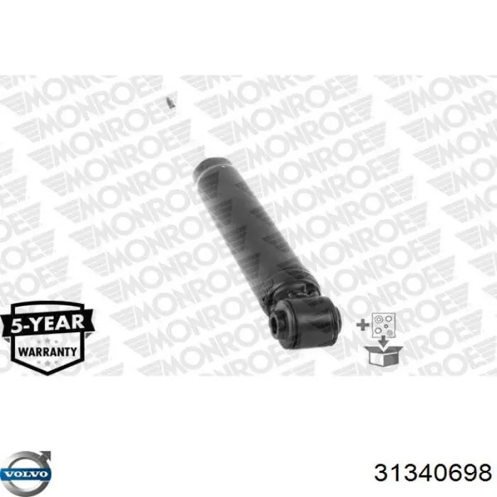 Амортизатор задній, правий Volvo 31340698 ціна, від 17.50 USD