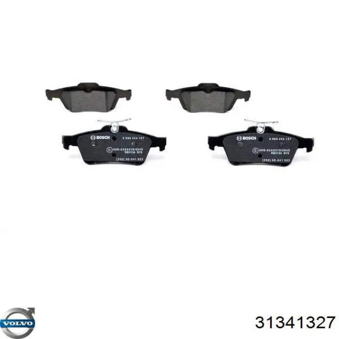 Купити 31341327 Volvo Задні колодки