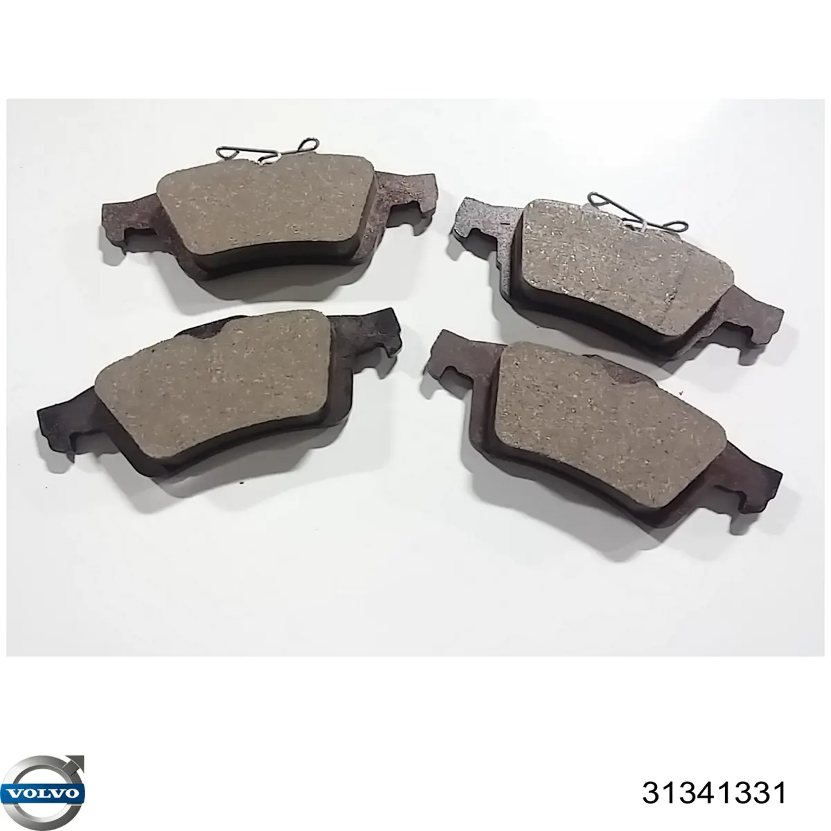 Задні дискові колодки Volvo 31341331