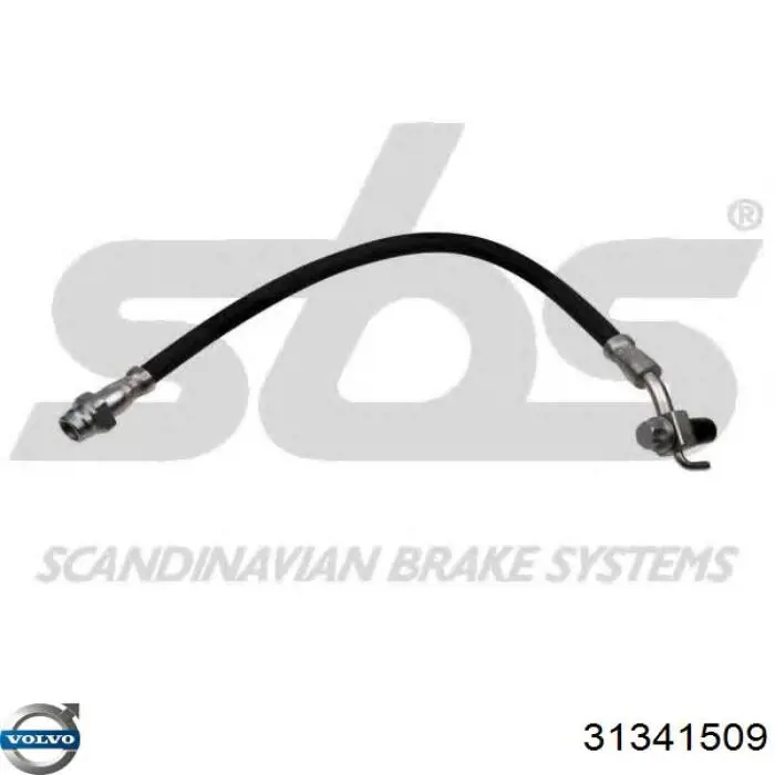 Шланг гальмівний задній, лівий Volvo 31341509 ціна, від 10.49 USD