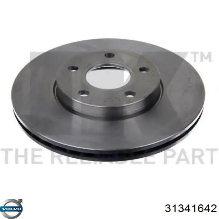 Диск переднього гальма Volvo 31341642 ціна, від 43.58 USD