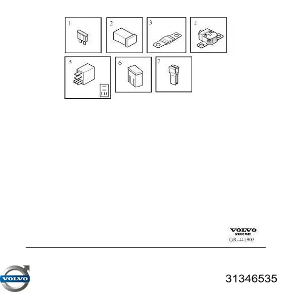 31346535 Volvo Запобіжник