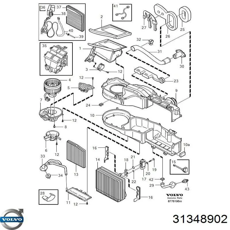 Купити 31348902 Volvo Датчик забруднення повітря