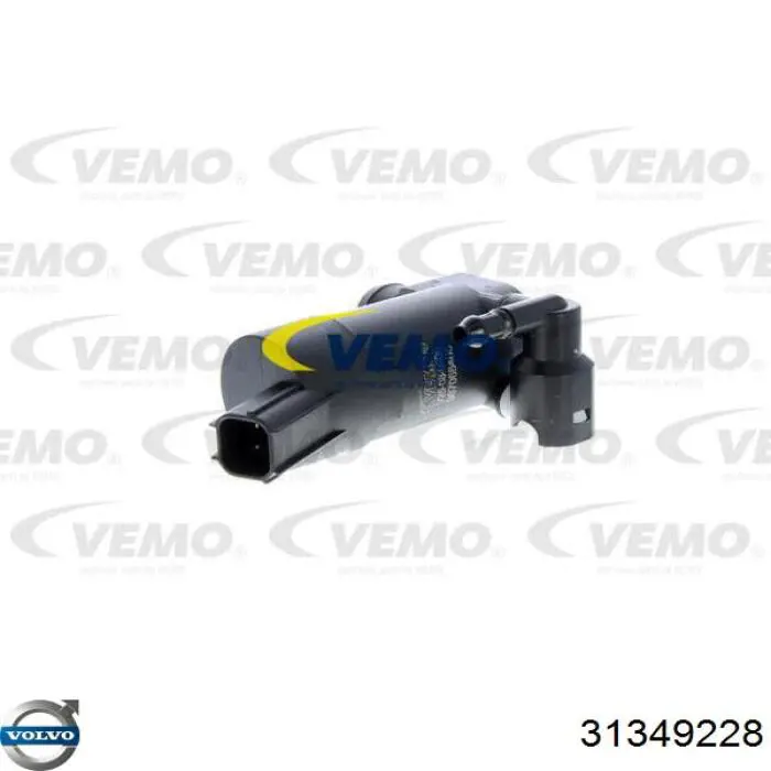 31349228 Volvo насос-двигун омивача скла, перед/зад