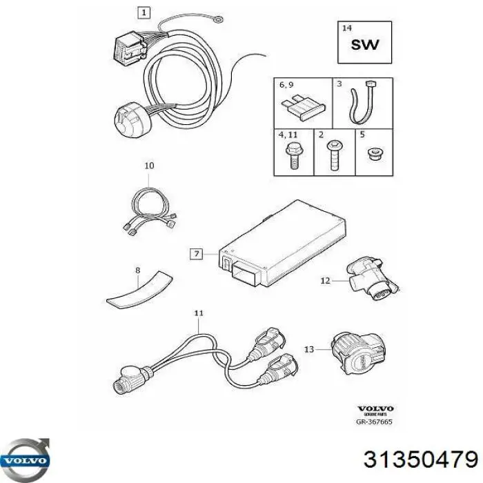 Купити 31350479 Volvo 