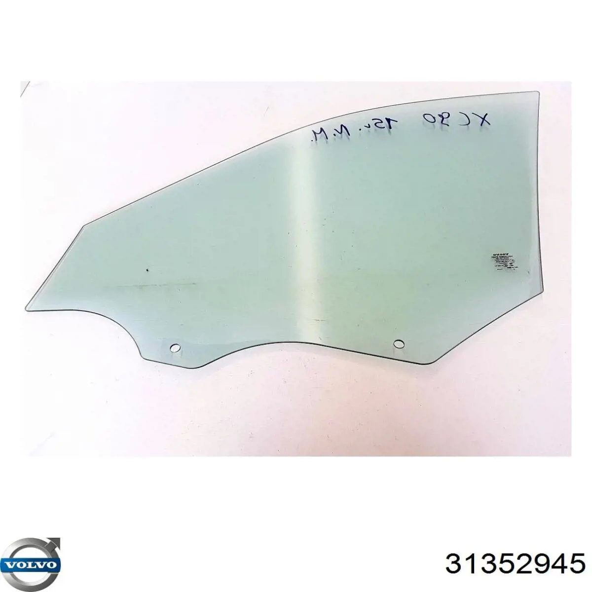 Купити 32244972 Volvo Скло передніх дверей, правою