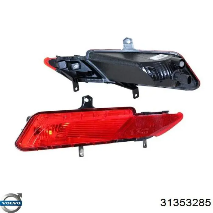 31353285 Volvo Фара протитуманна задня, ліва