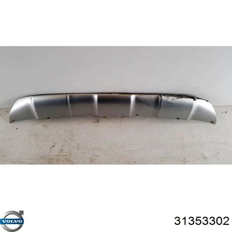 31353302 Volvo Захисна губа бампера переднього