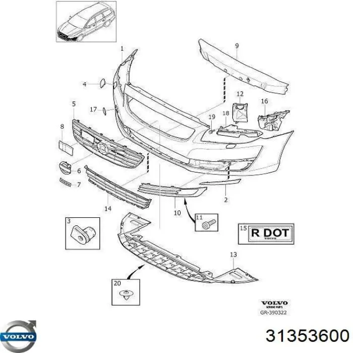  Volvo 31353600 ціна, від 109.92 USD