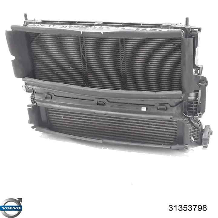 Повітропровід радіатора 31353798 Volvo