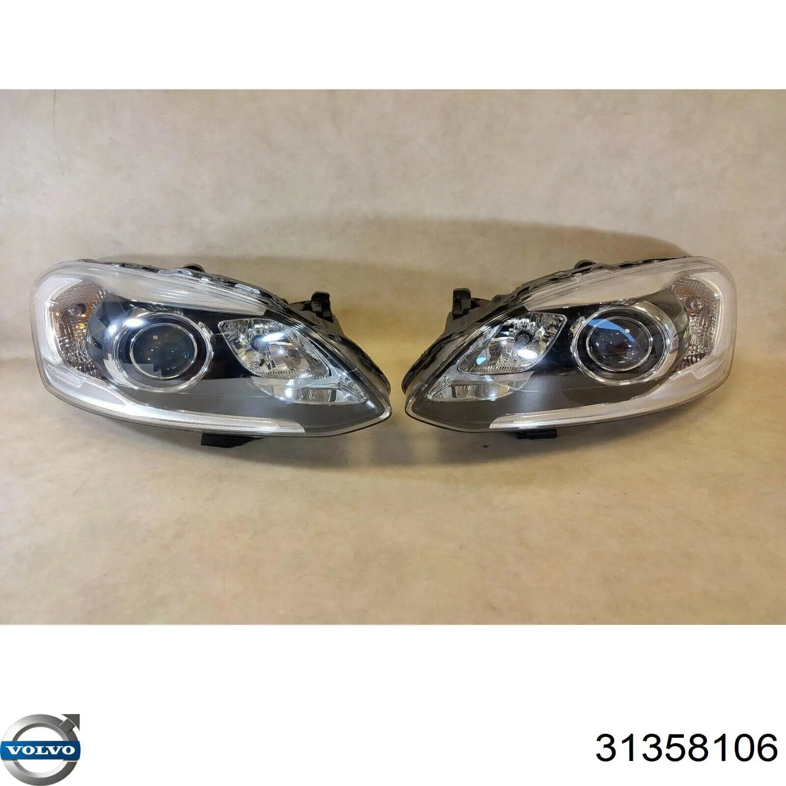 31698809 Volvo Фара правая