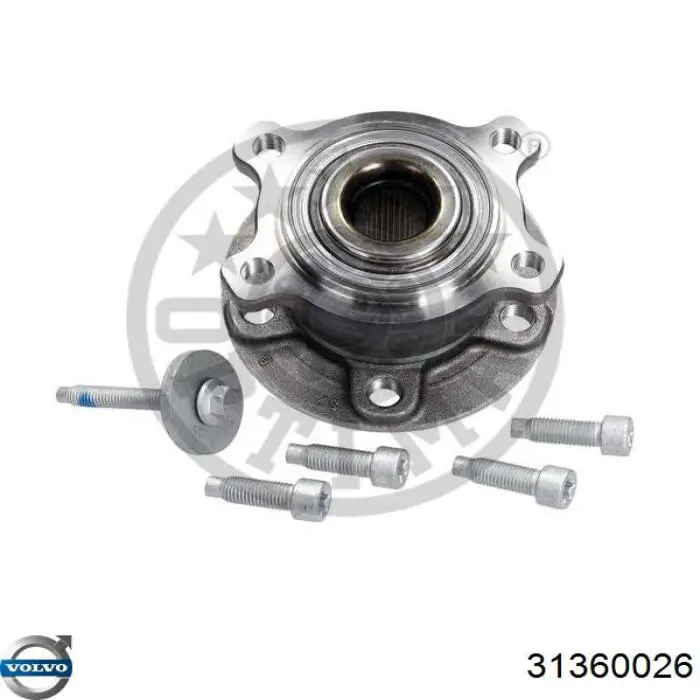 31360026 Volvo Маточина задня