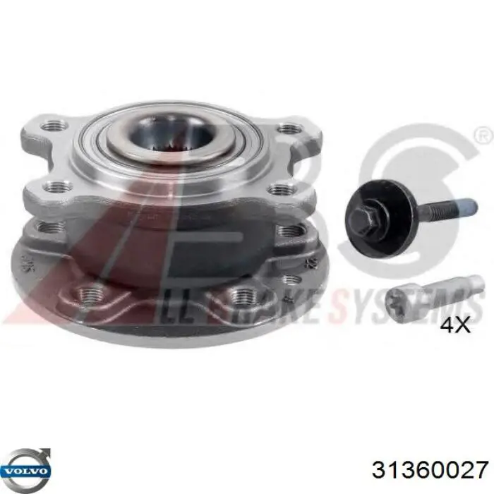 Купити 31360027 Volvo Підшипник ступиці колеса
