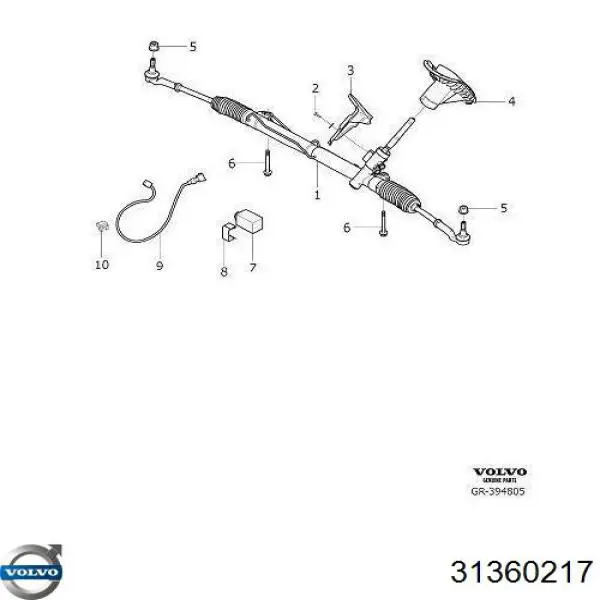  Volvo 31360217 ціна, від 228.89 USD