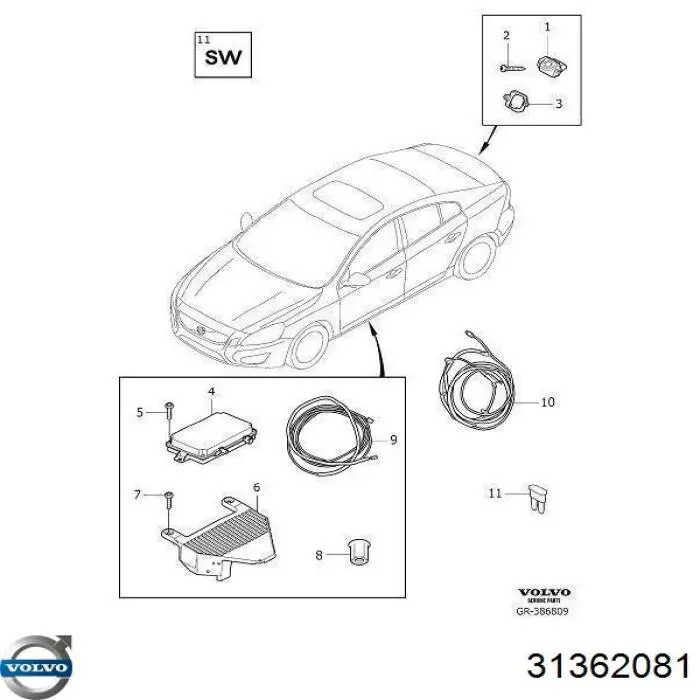 Купити 31362081 Volvo 