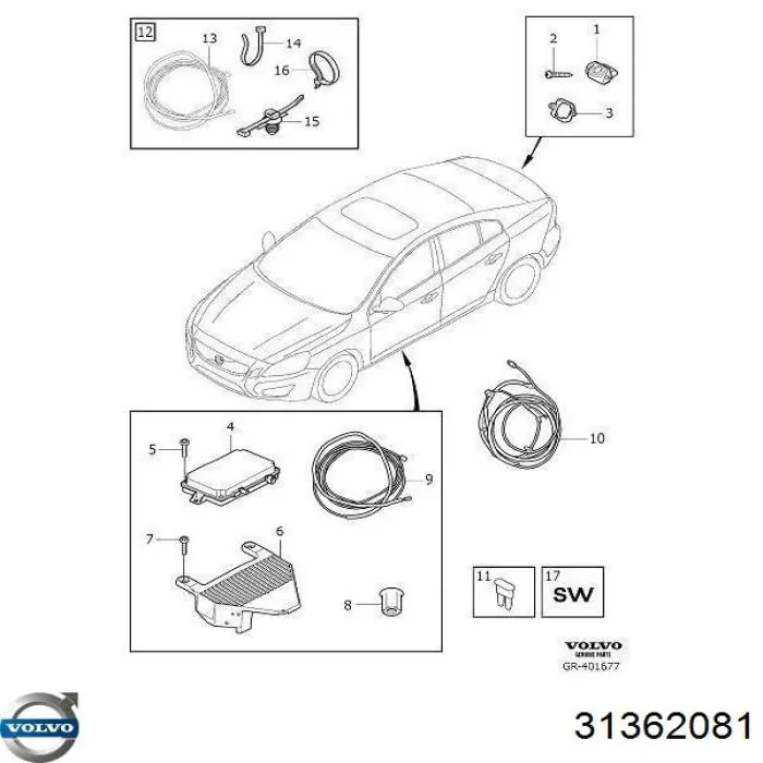  Volvo 31362081 ціна, від 140.92 USD