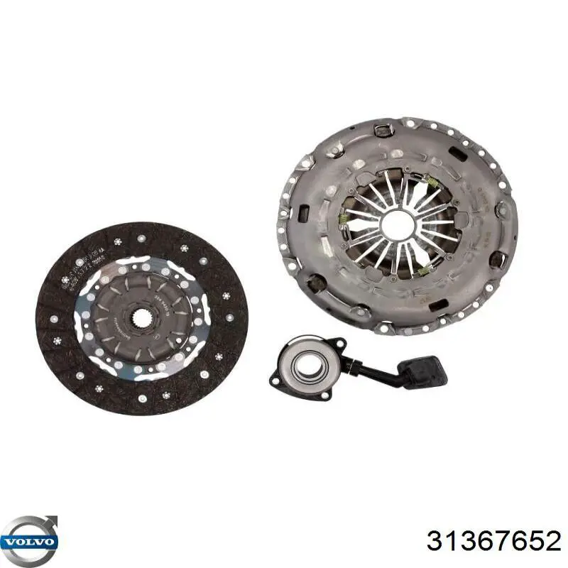 Комплект зчеплення (3 частини) Volvo 31367652 ціна, від 211.14 USD