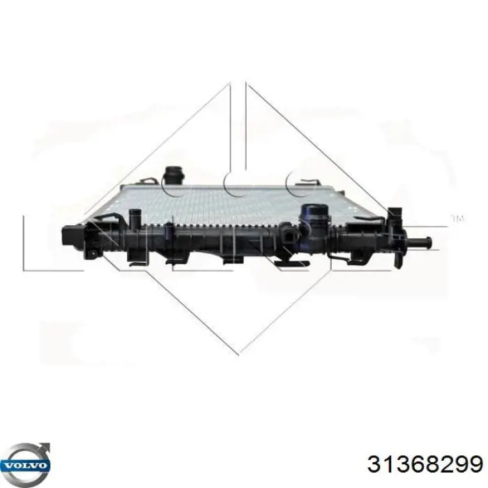 Радіатор 31368299 Volvo