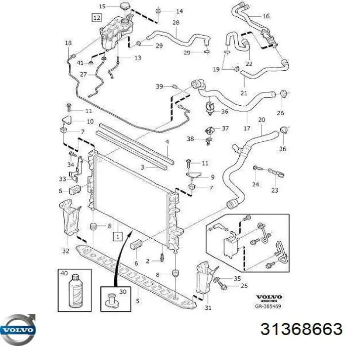  Volvo 31319744 ціна, від 44.21 USD