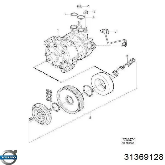 Купити 31369128 Volvo 