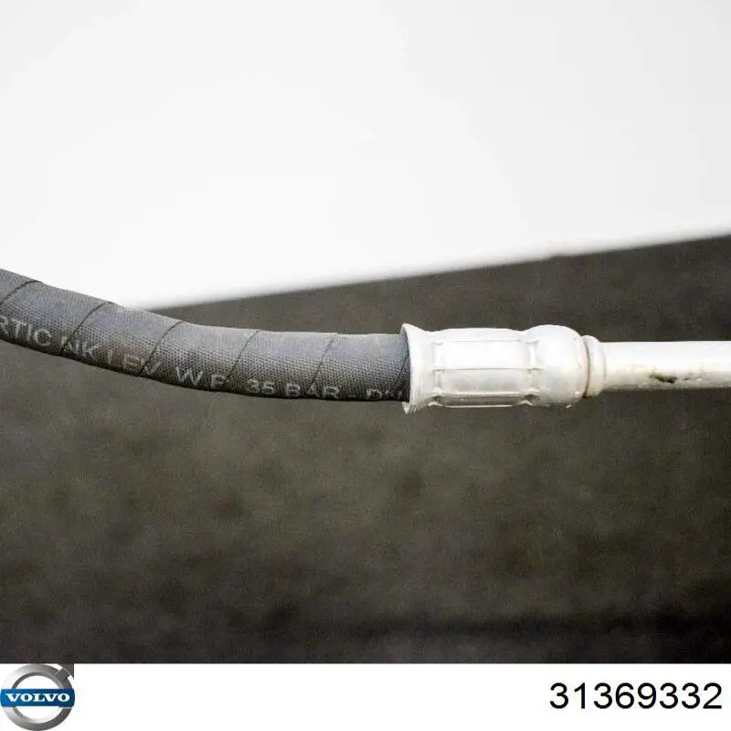 31369332 Volvo Шланг кондиціонера, від радіатора до випарника