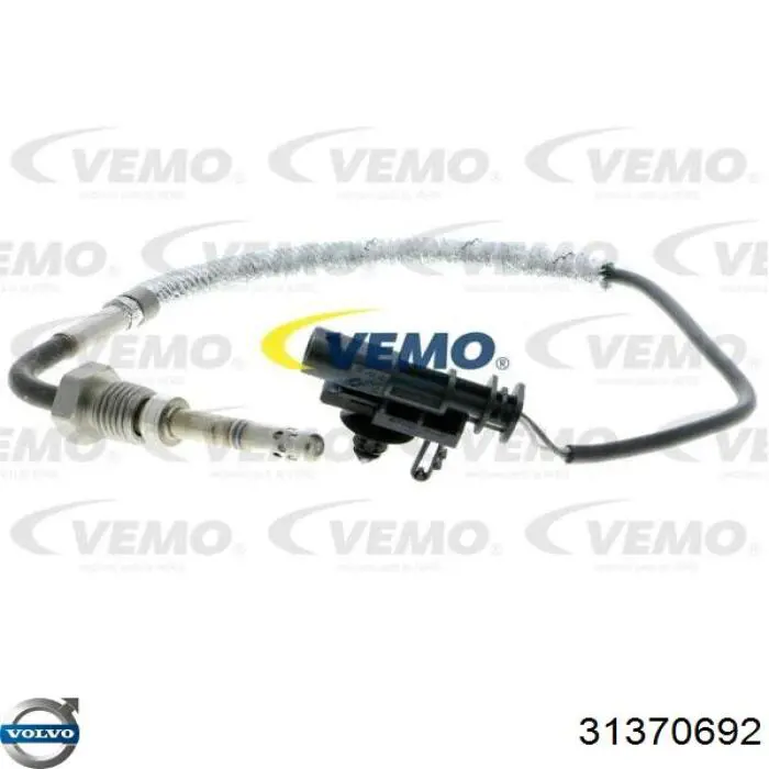 31370692 Volvo Датчик температури відпрацьованих газів (ВГ), перед фільтром сажі