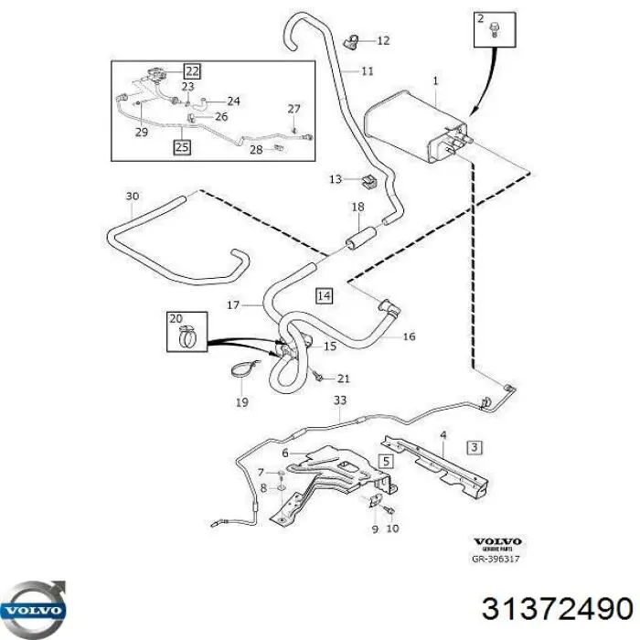  Volvo 31372490 ціна, від 38.01 USD