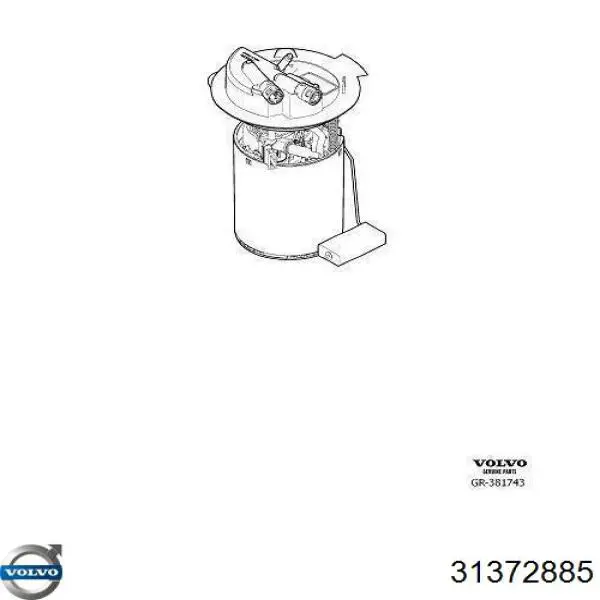 Модуль бензонасоса Volvo 31372885 ціна, від 162.50 USD