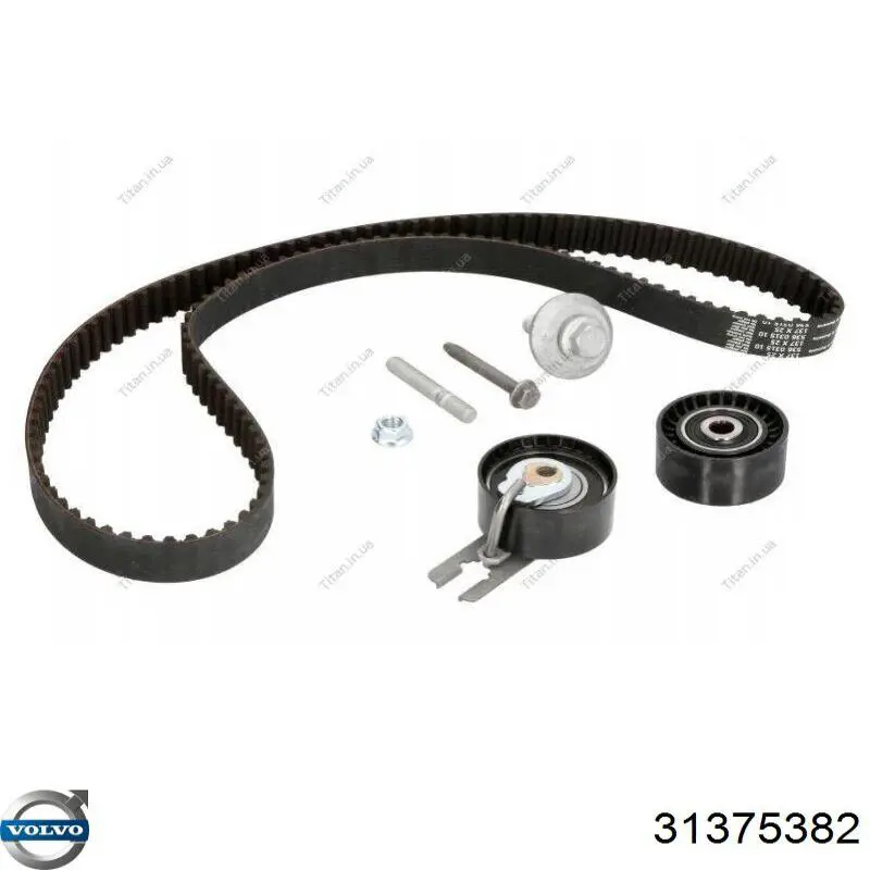 Комплект ГРМ Volvo 31375382 ціна, від 65.18 USD