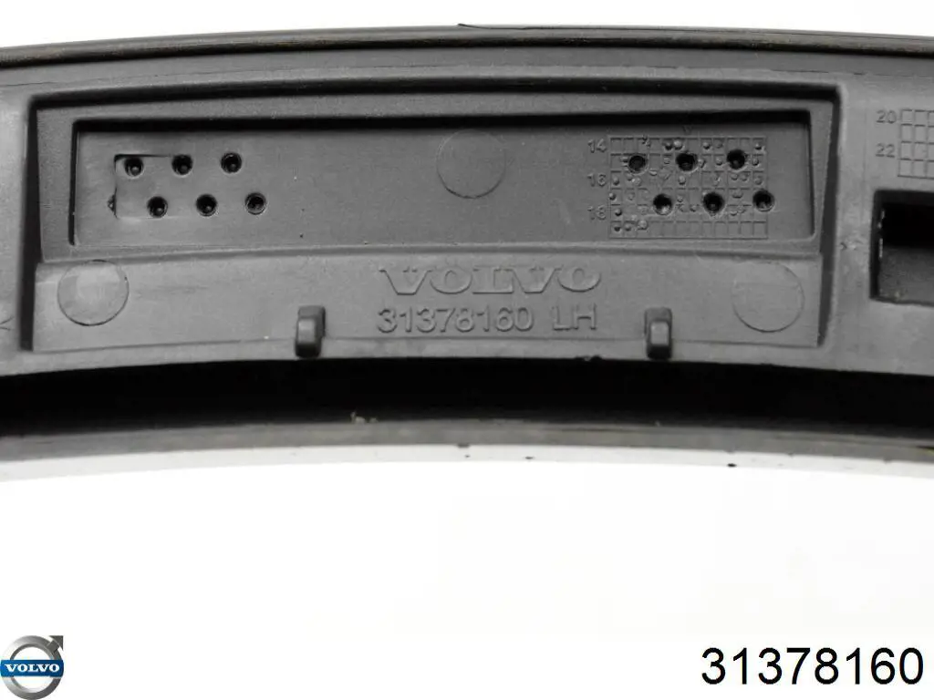 Розширювач заднього крила, лівий 39843713 Volvo