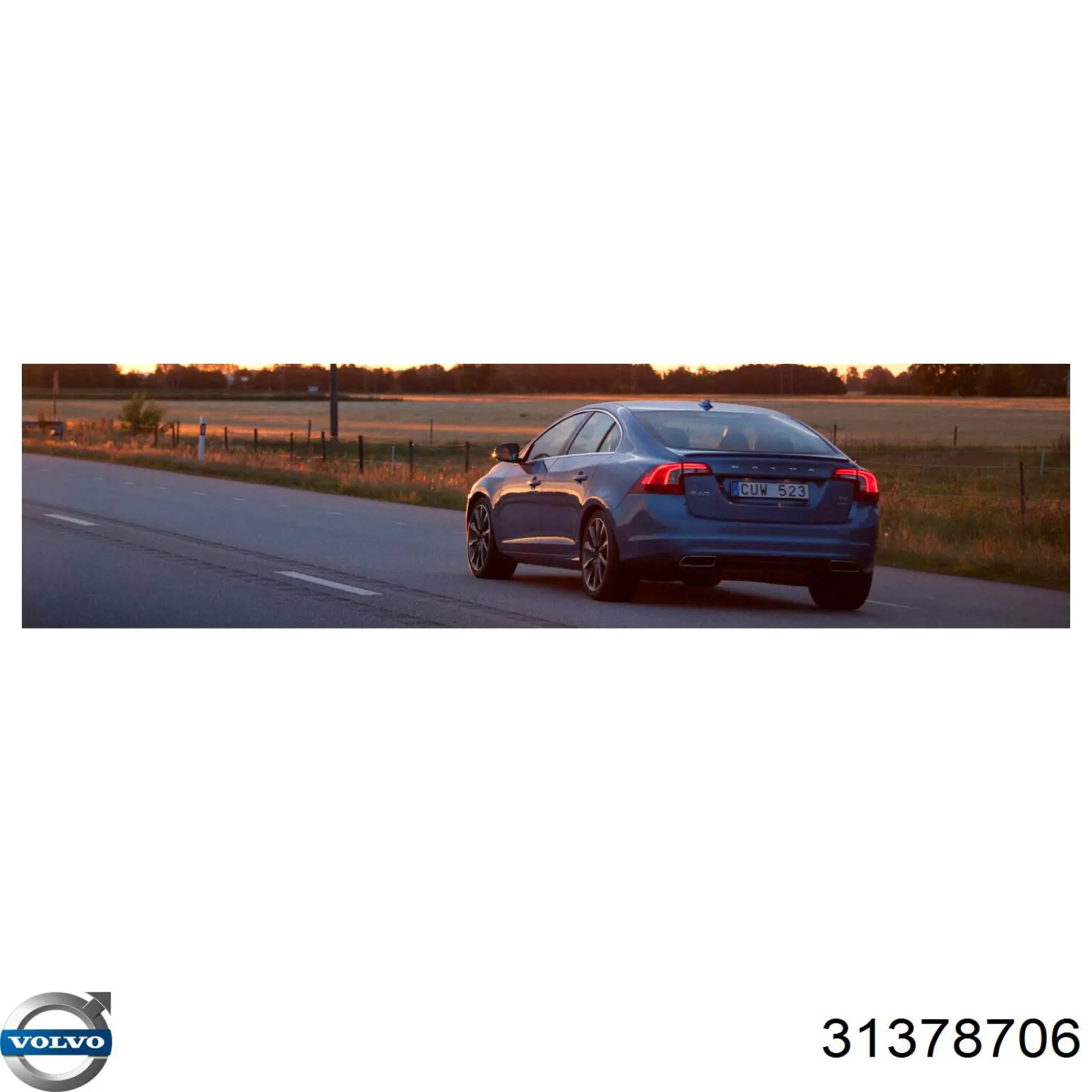 Форсунка омивача скла лобового, права Volvo 31378706 ціна, від 11.01 USD