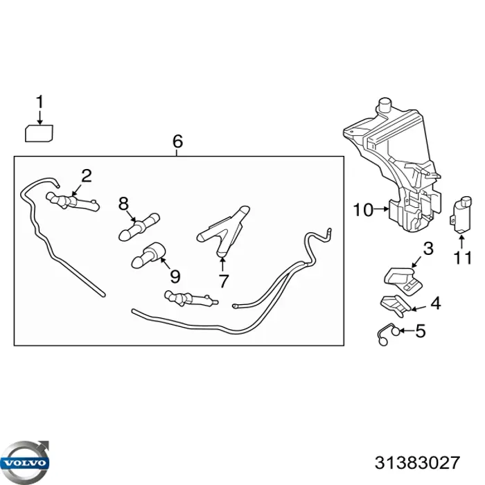 Пружина болта кріплення колектора Volvo 31383027 ціна, від 6.74 USD