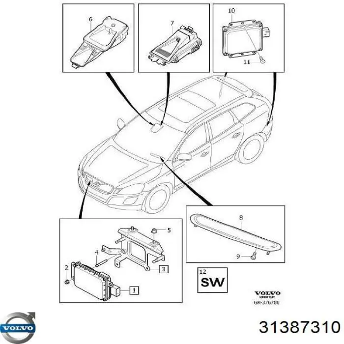 Купити 31387310 Volvo 