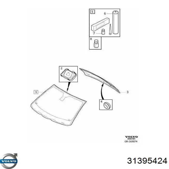 Лобове скло GS7209D12P Pilkington