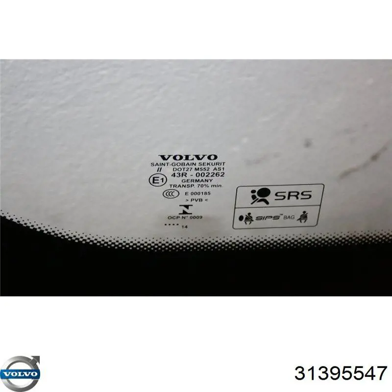 Автоскло Volvo 31424516 ціна, від 281.94 USD