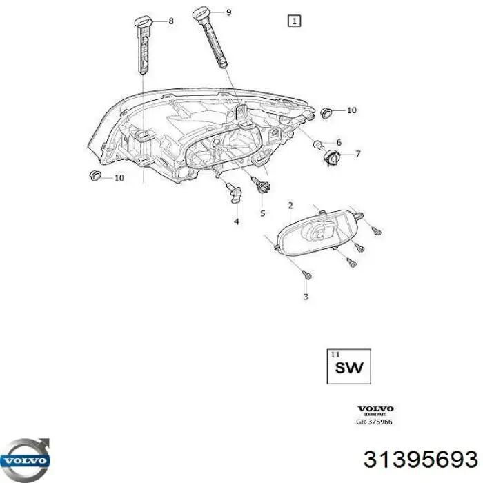  Volvo 31395693 ціна, від 25.65 USD