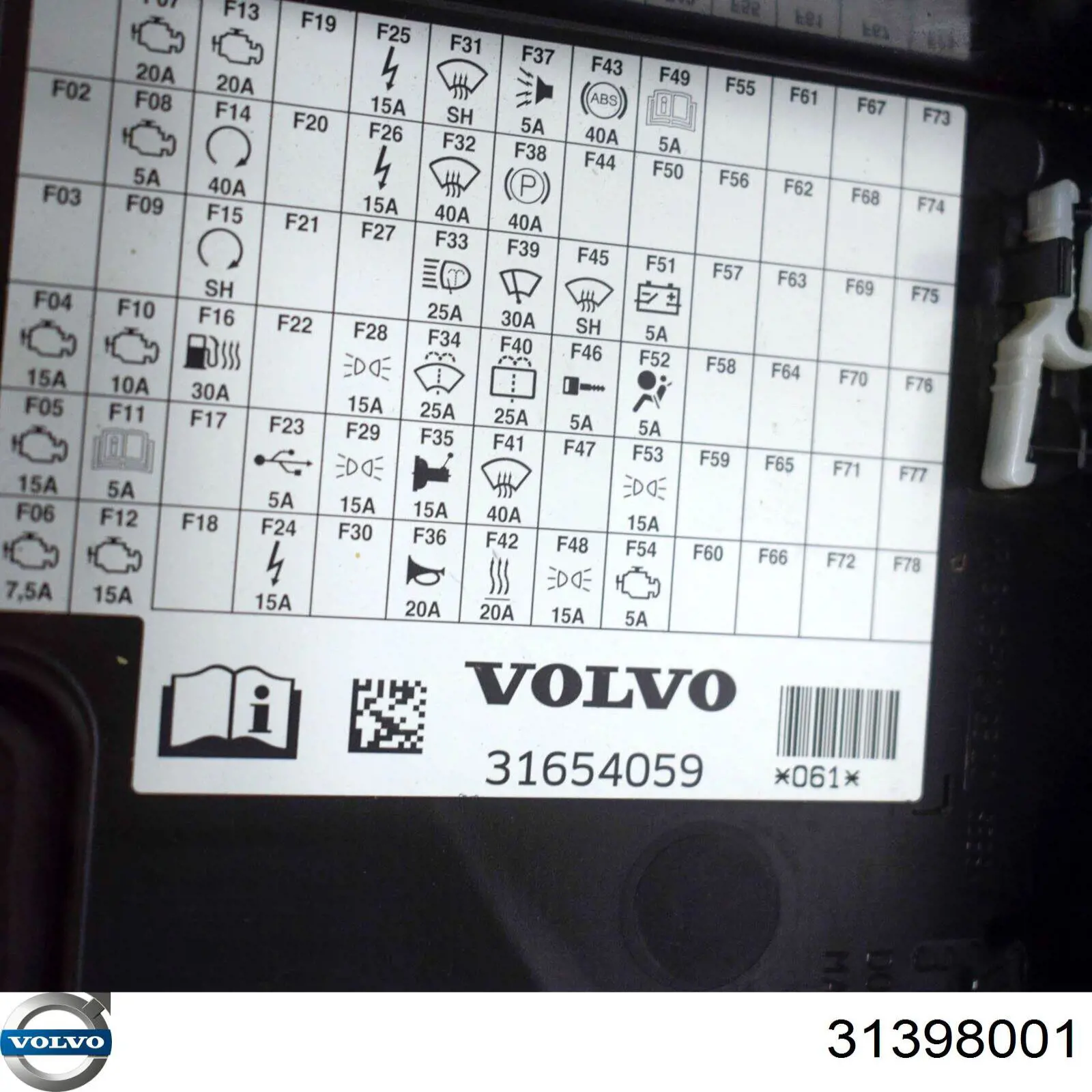  31398001 Volvo