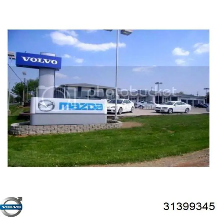 Купити 31399345 Volvo Бризковики передніх коліс