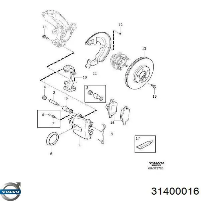 Купити 31400016 Volvo 
