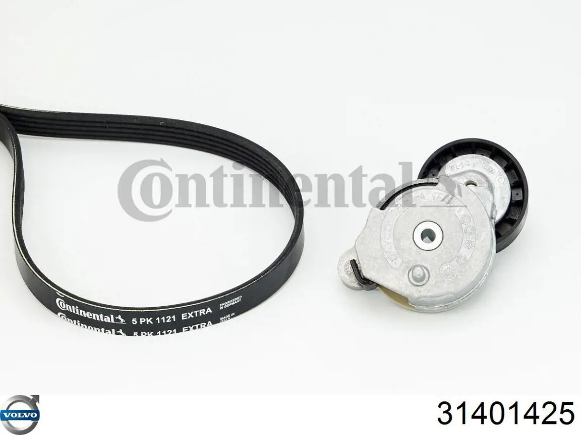 Ремінь приводний, агрегатів, комплект Volvo 31401425 ціна, від 126.69 USD