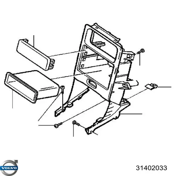 31402033 Volvo Кришка люка даху передня