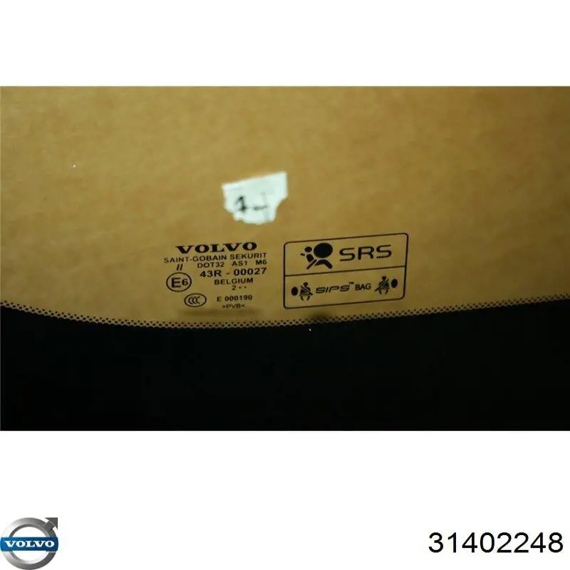 Лобове скло 31402248 Volvo
