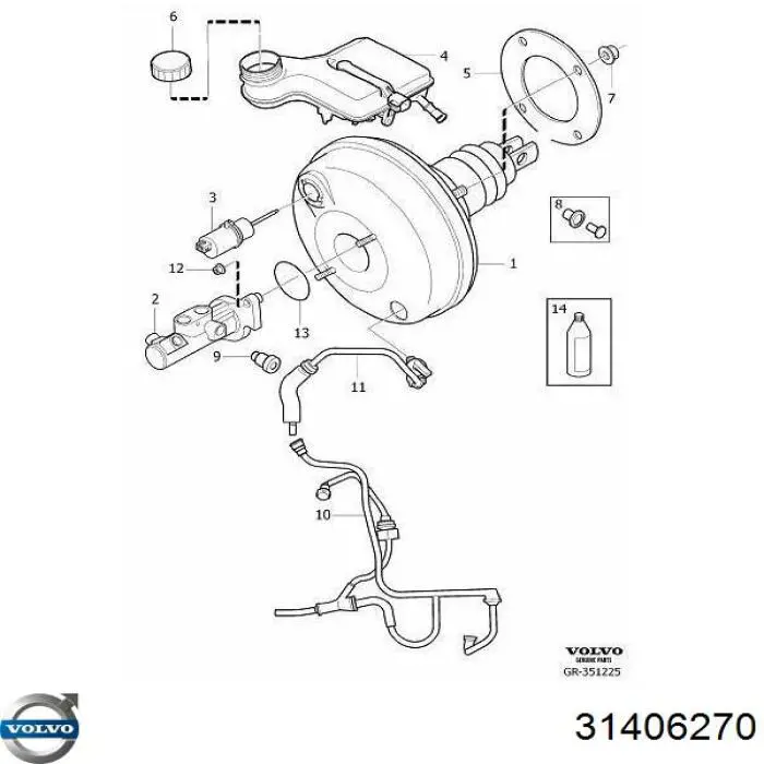  Volvo 31406270 ціна, від 70.62 USD