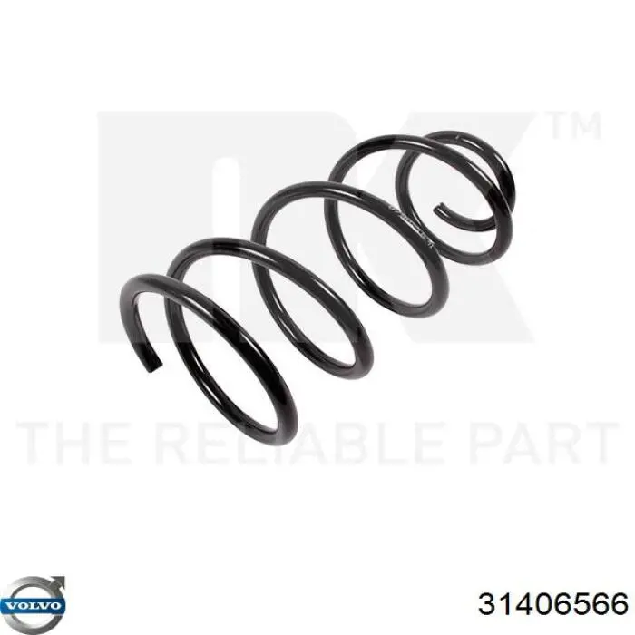 Купити 31406566 Volvo Гвинтова пружина підвіска
