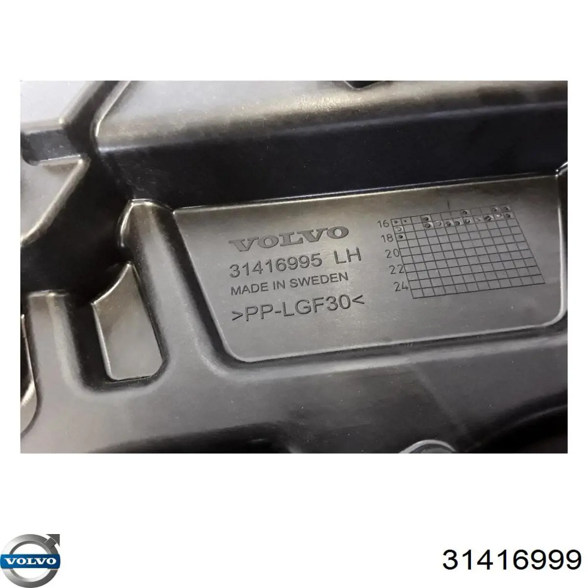Склопідйомник з електродвигуном Volvo 31416999 ціна, від 101.35 USD