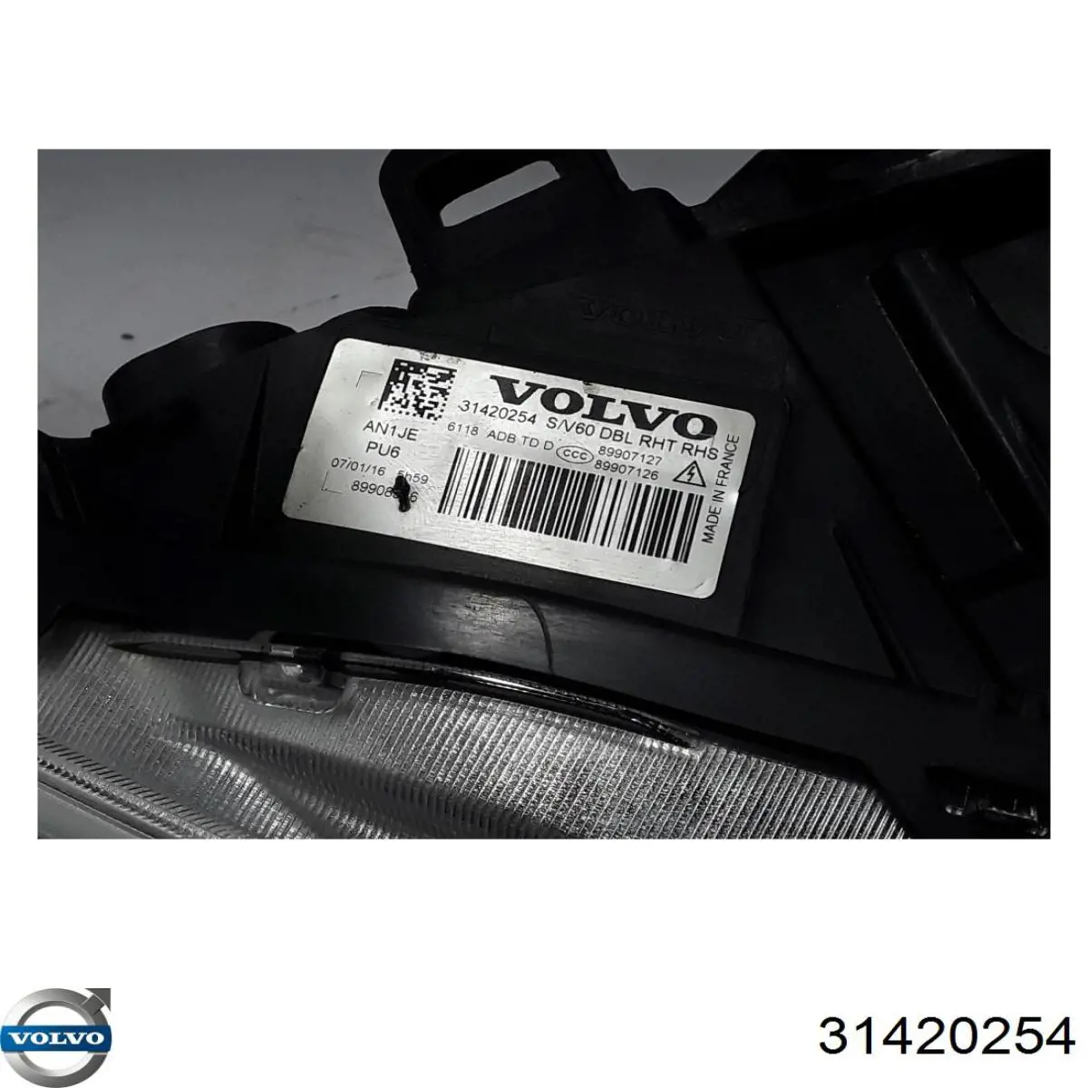 Фара права 31420254 Volvo